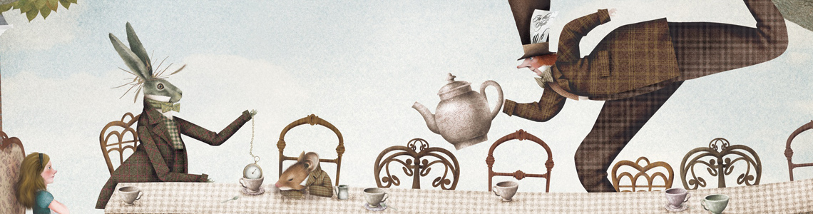 21 artistas toman “Tea with Alice” hasta el 16 de septiembre